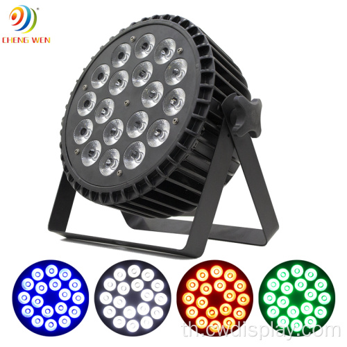 18PCS 10W 4IN1 ไฟ LED แบบแบนราบ